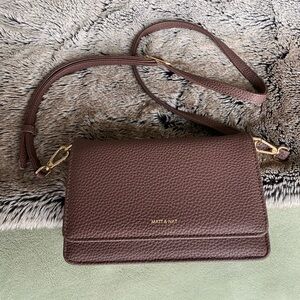 Matt & Nat Chocolate Brown Crossbody
